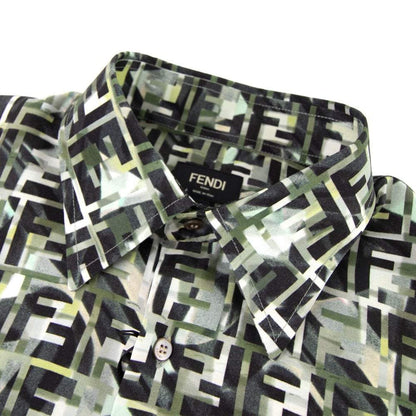 Fendi Camouflage FF Print Shirt