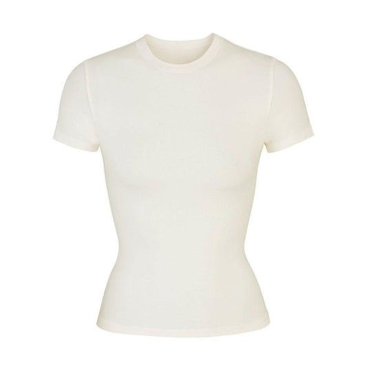 SKIMS FITS EVERYBODY T-SHIRT BONE