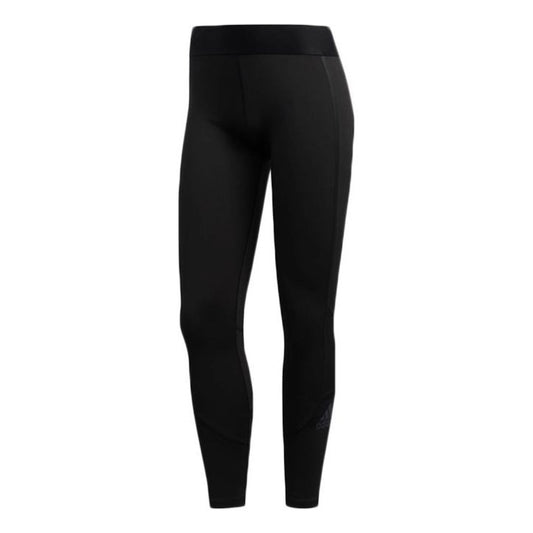 (WMNS) adidas Alphaskin Tech 7/8 Tights Asia Sizing 'Black' FJ7160