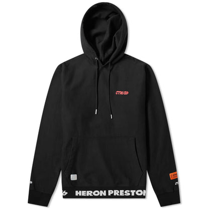 Heron Preston Black Logo Hoodie