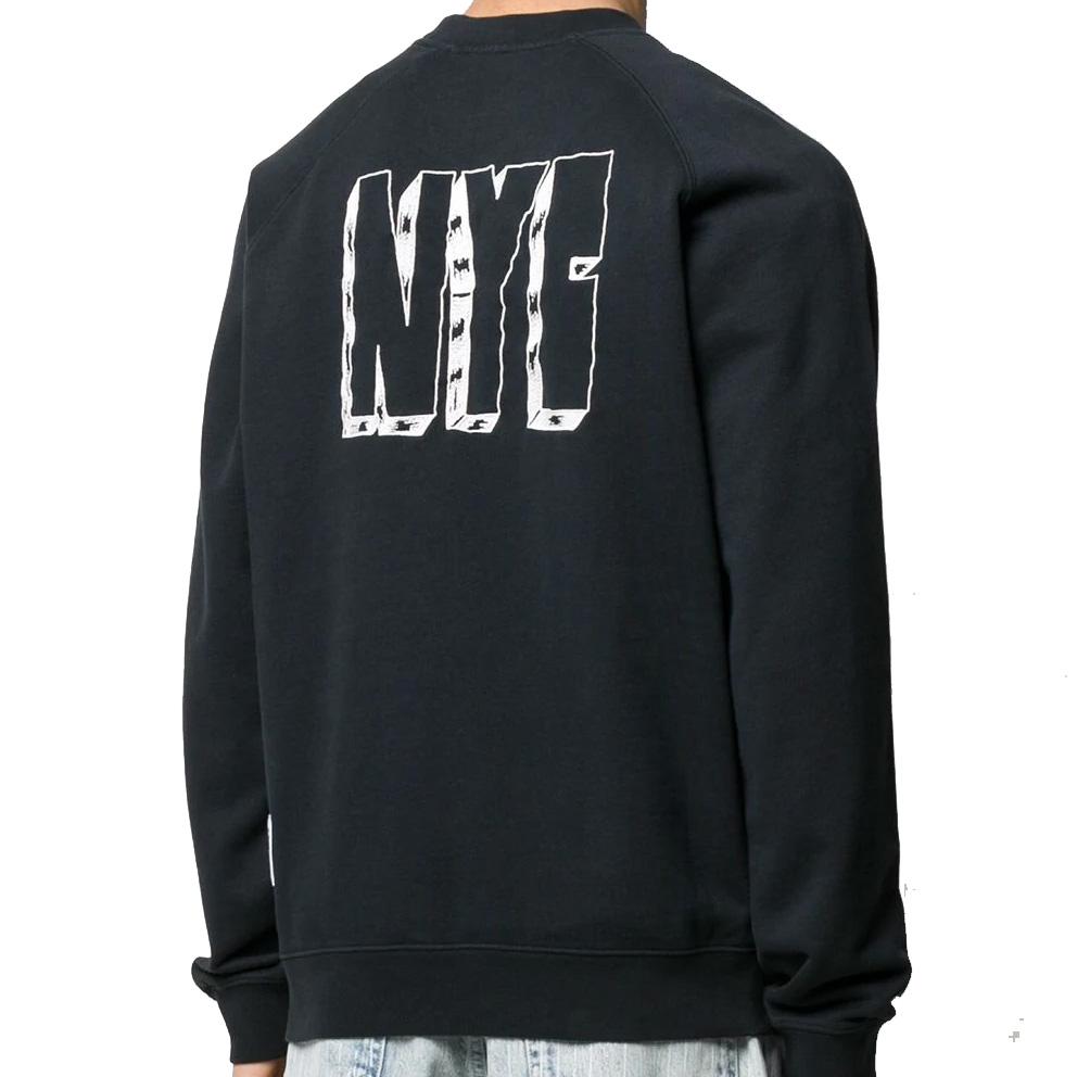 Heron Preston Black Spray Sweatshirt