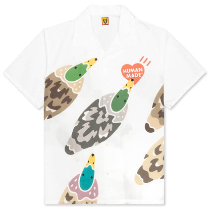 Duck Aloha Shirt - White/Multi