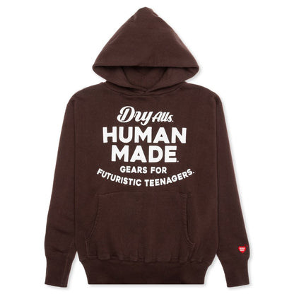 Hooded Sweatshirt - Brown