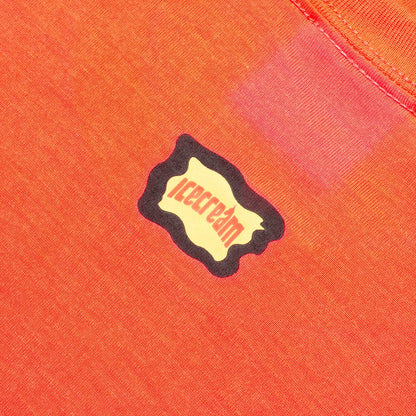 Frozen Credit S/S Tee - Neon Coral