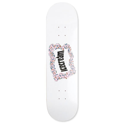 Frozen Skate Deck - White