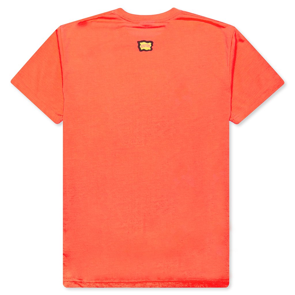 Hi Doggie S/S Tee - Neon Coral