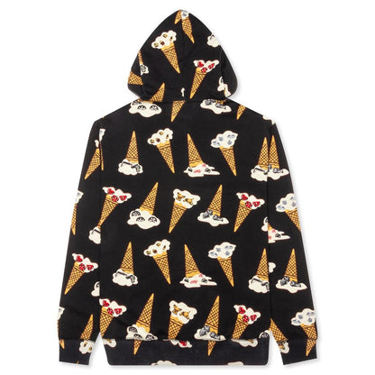 Shane Zip Hoodie - Black