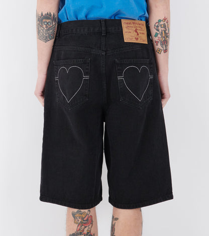Heart On, Hard On Shorts Off-black