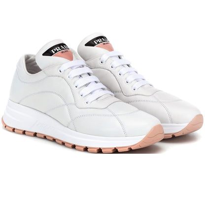 Women's Prada White Prax Runners