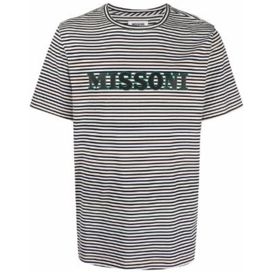 Missoni Stripe Logo T-Shirt