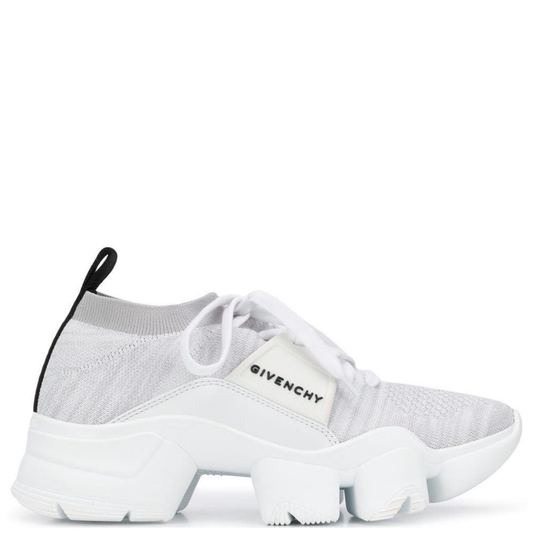 Givenchy White & Grey Sock Sneakers