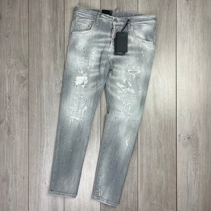 DSQUARED2 Cropped Jeans - Grey