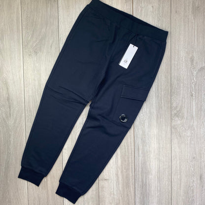 CP Company Raised Fleece Tracksuit - Navy
