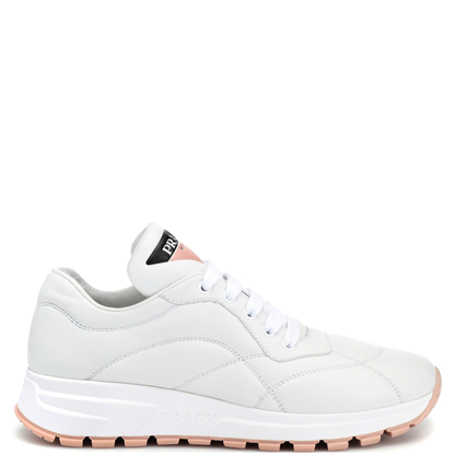 Women's Prada White Prax Runners