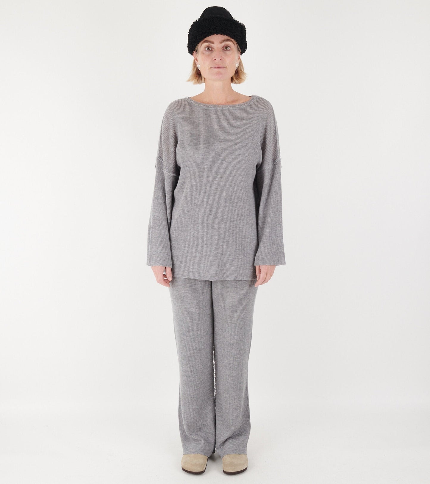 Billa Knit Light Grey