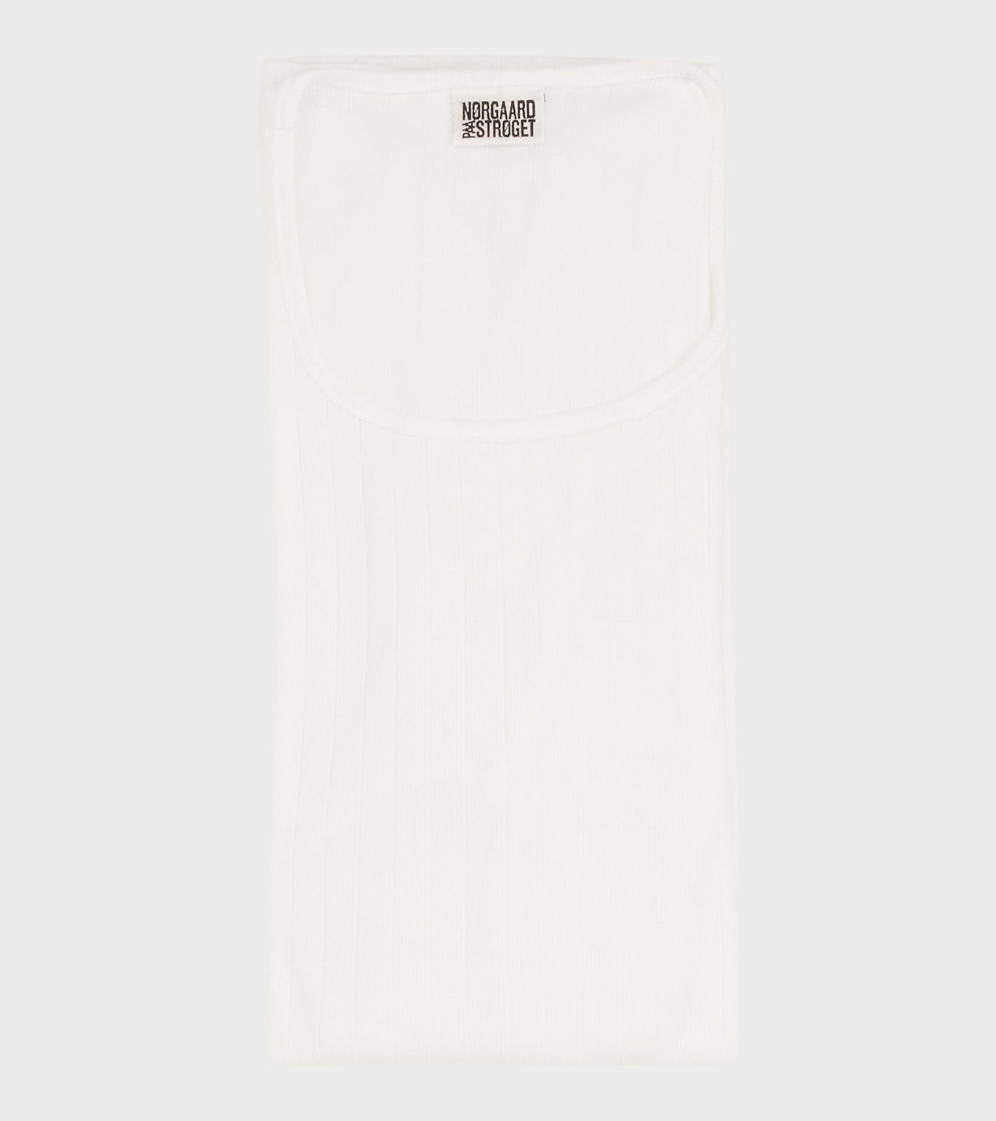 101 Rib Solid Colour White