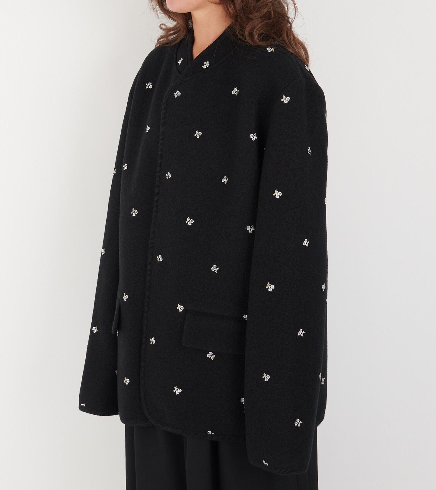 Walker Jacket City Flowers Black