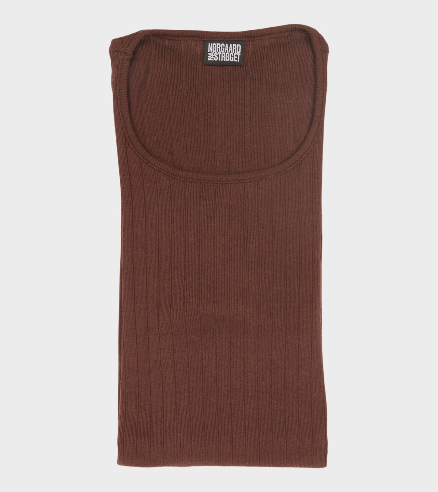 101 Rib Solid Colour Brown