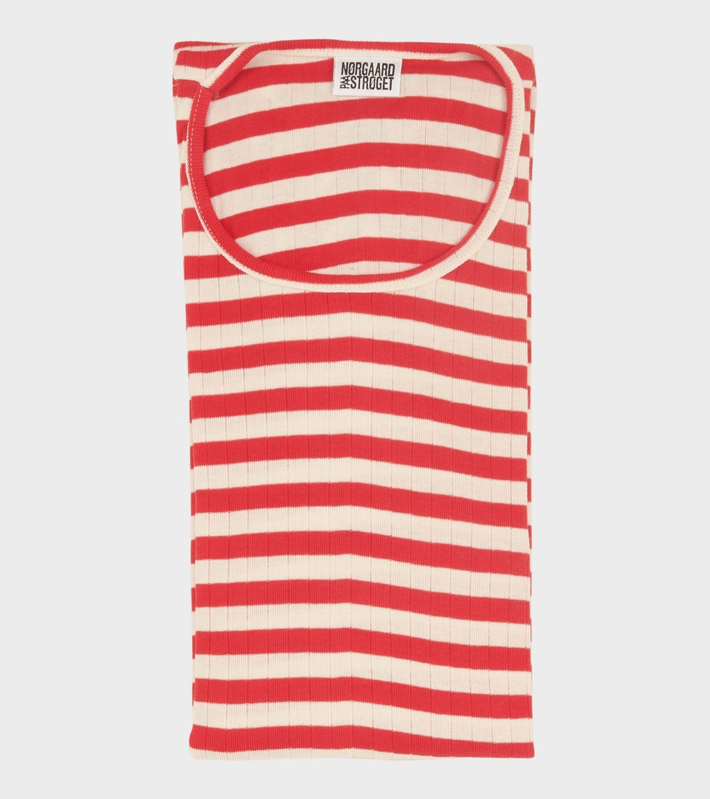 101 Rib Broadway Red/Ecru