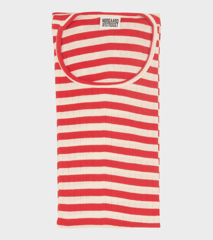 101 Rib Broadway Red/Ecru