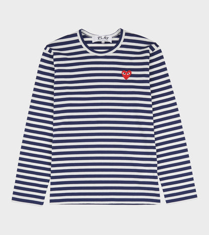 U Striped LS T-shirt Navy