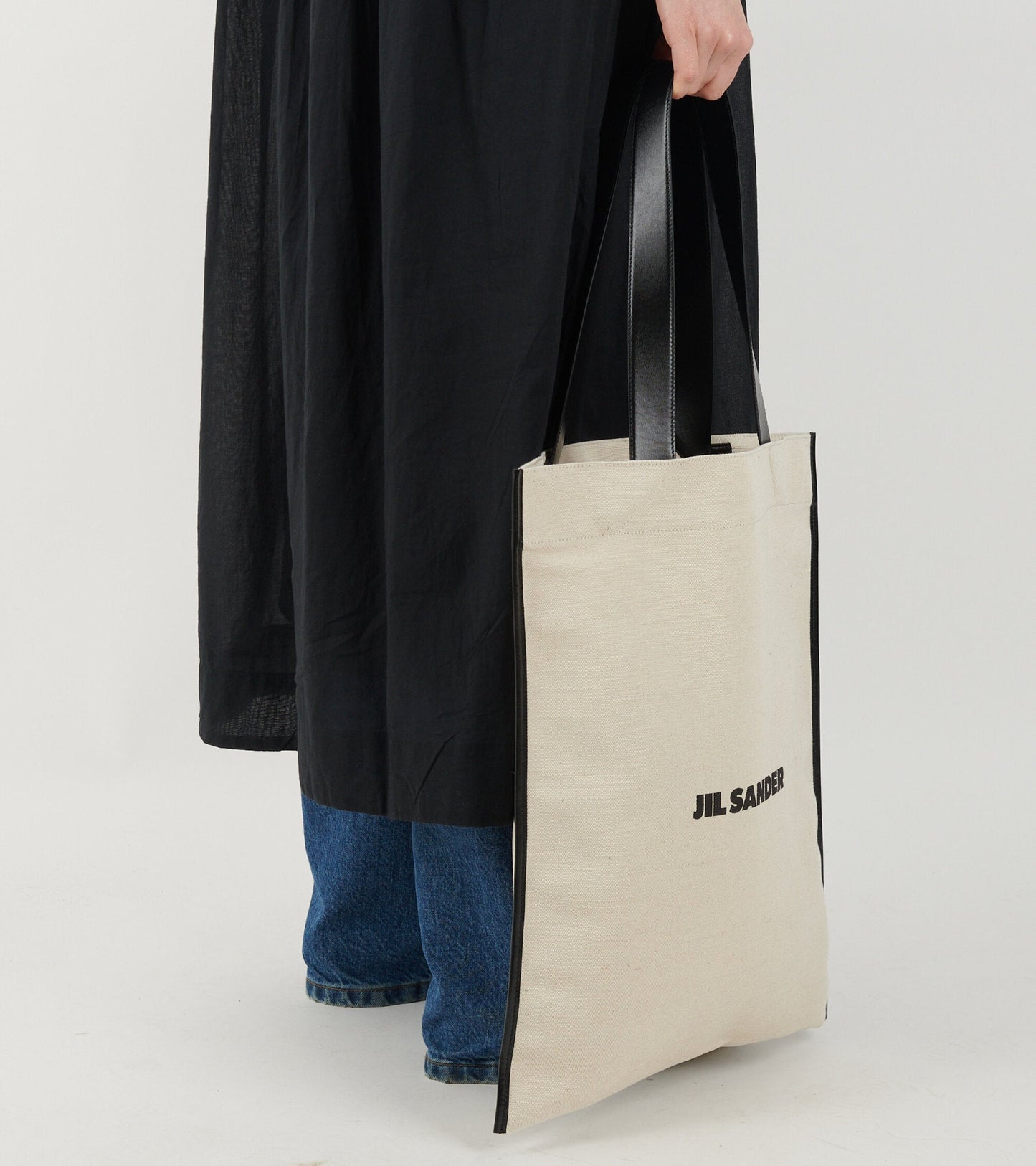 Border Book Tote Bag Natural