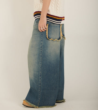Palm Angels Boxy Jeans Blue