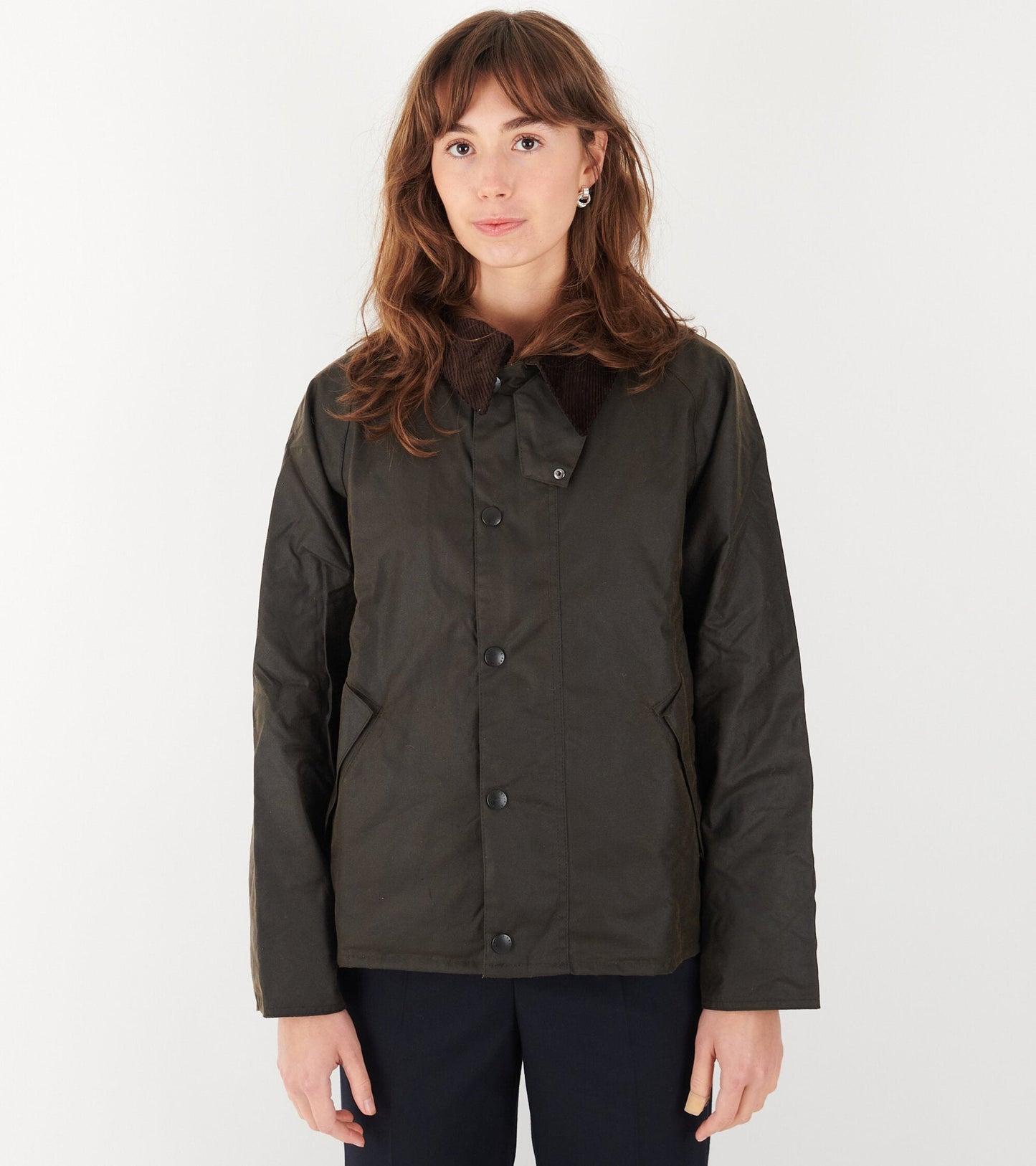 Transport Wax Jacket Dark Olive