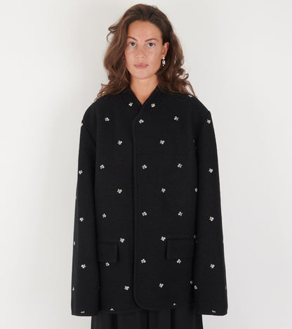 Walker Jacket City Flowers Black