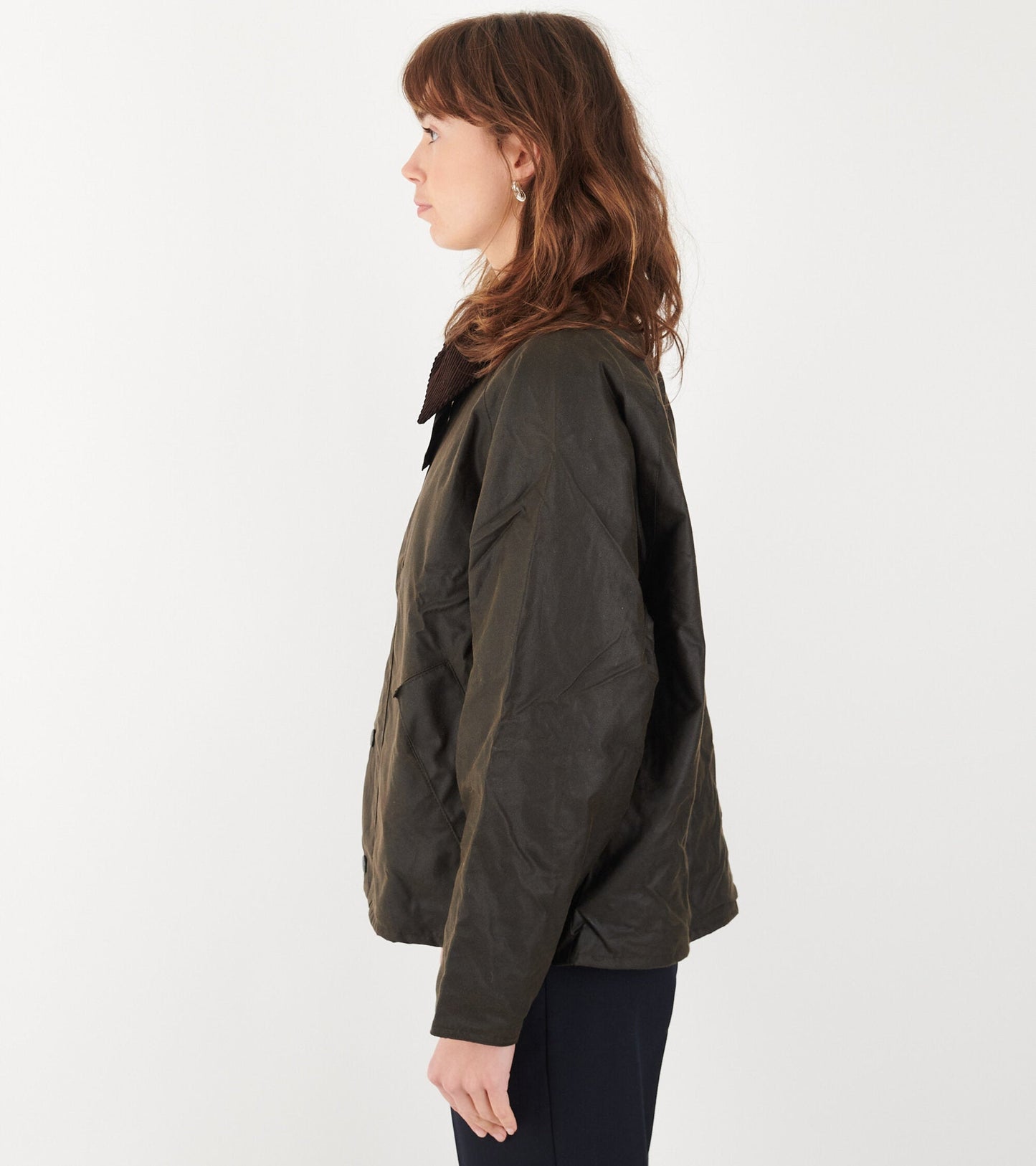 Transport Wax Jacket Dark Olive