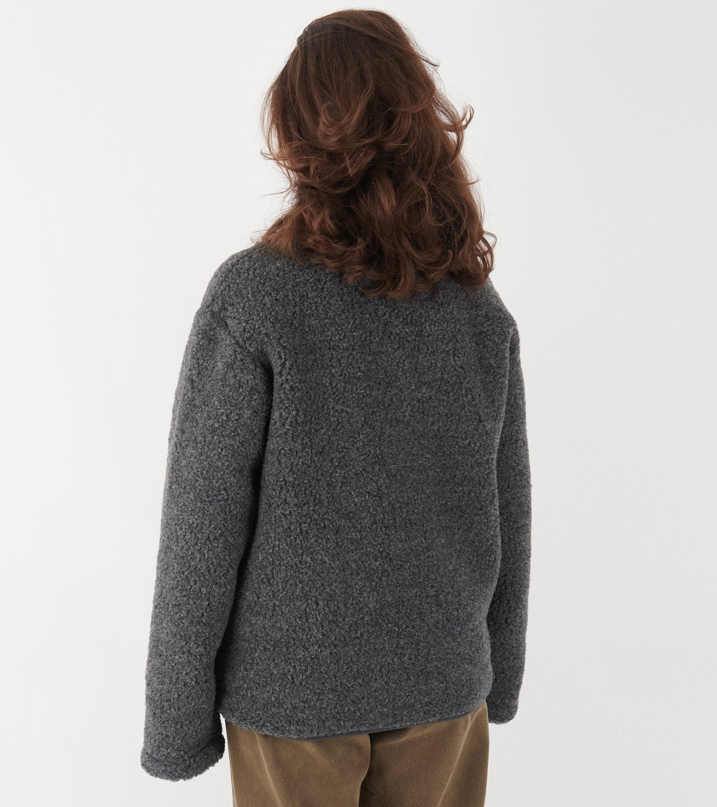 Zip Cardigan Graphite