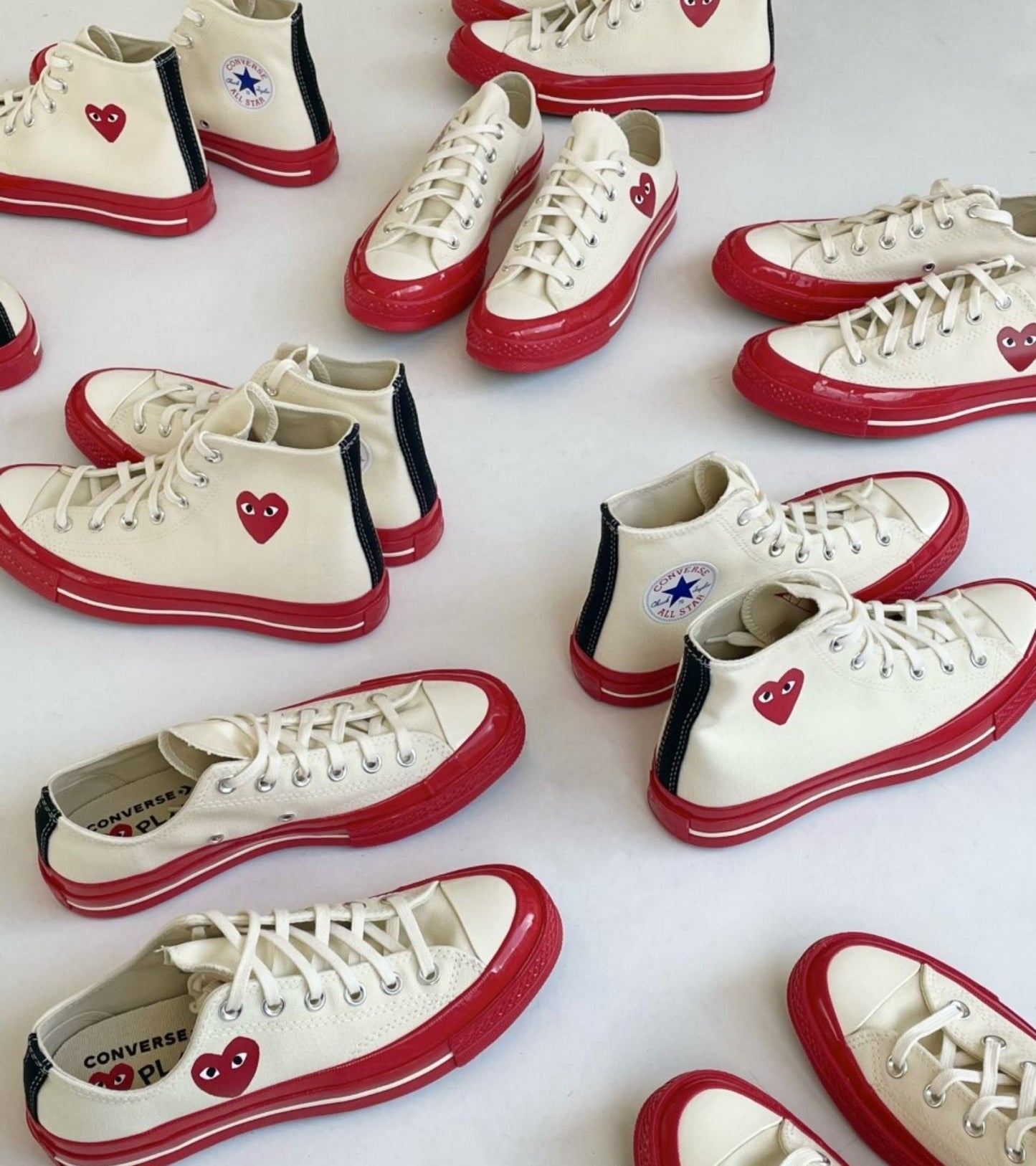 Chuck Taylor Low Off-White/Red