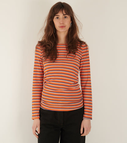 101 Rib Orange/Purple/Pink