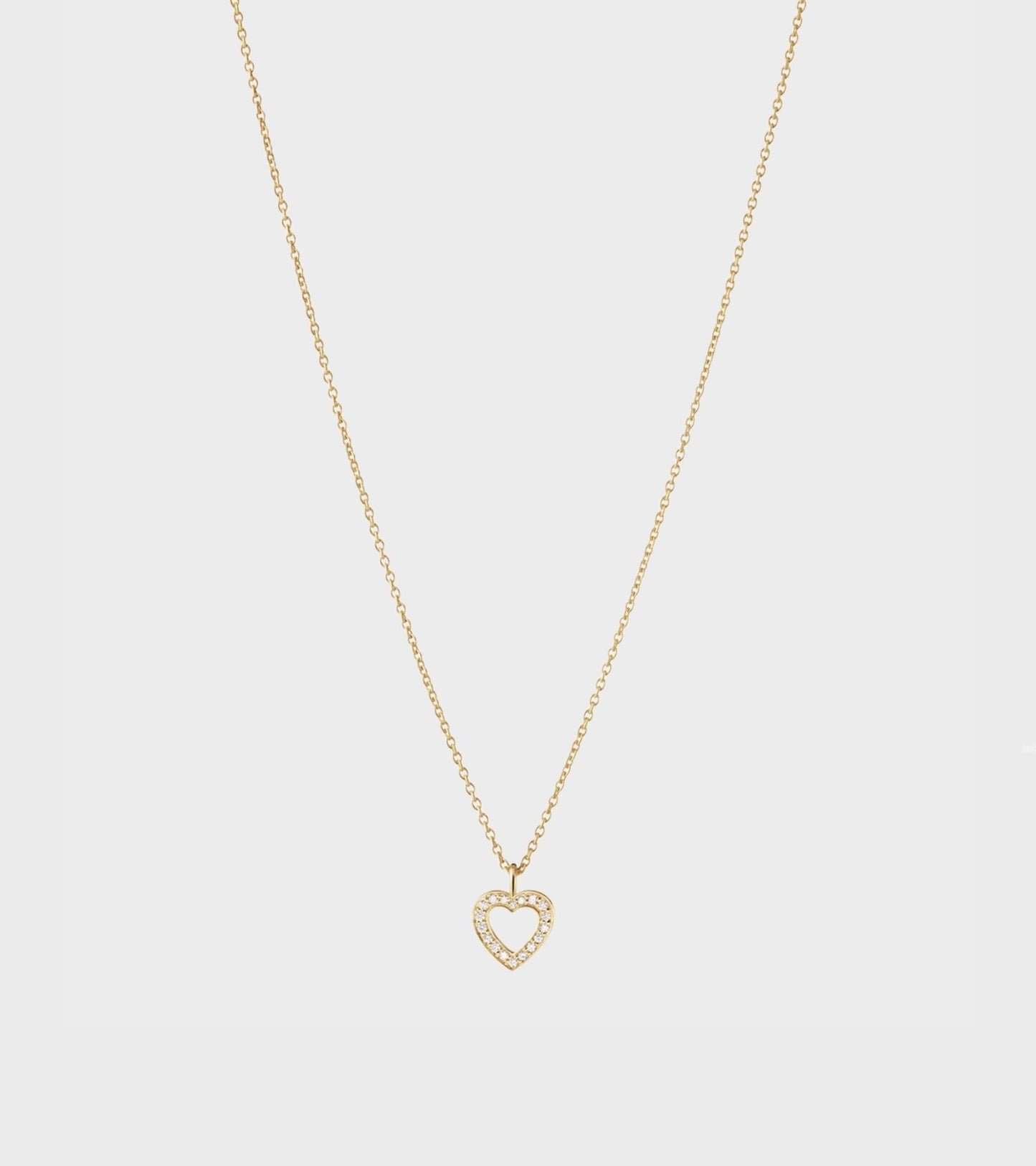 Amour Simple Necklace Gold