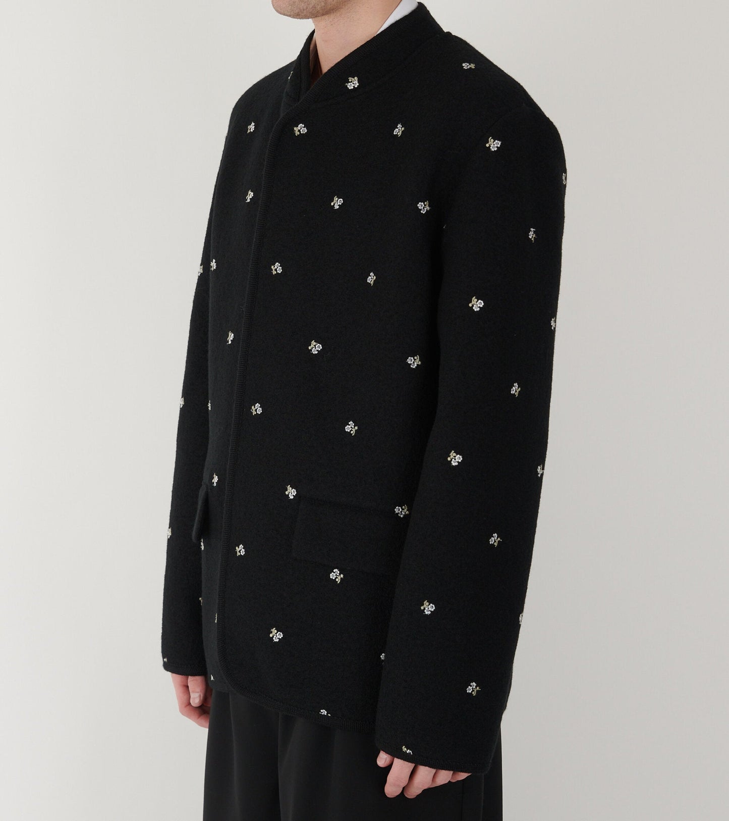 Walker Jacket City Flowers Black