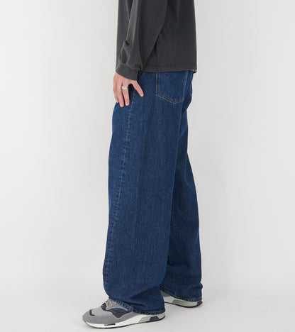 Wide Twist Jeans Rinse Blue