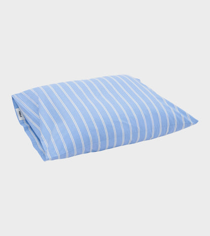 Percale Pillow 60x63 Island Blue Stripes