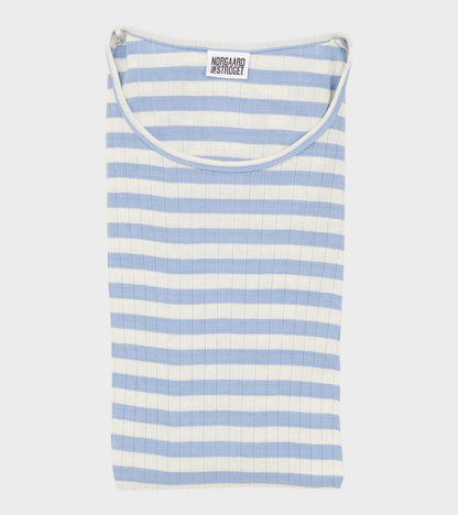 101 Rib Broadway Light Blue/Ecru