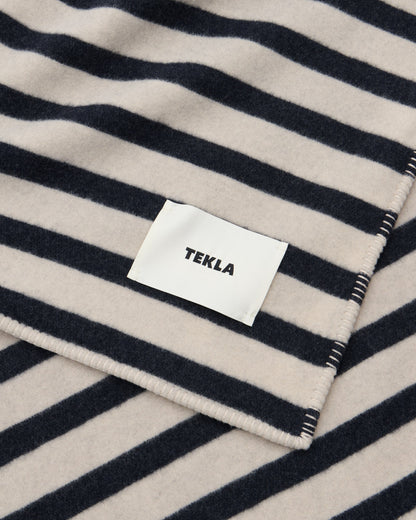 Lambswool Blanket Magpie Stripes
