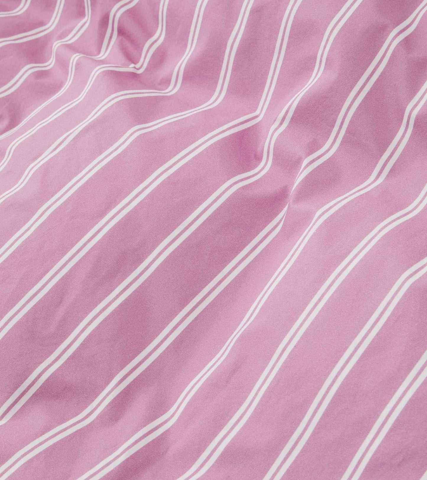 Percale Pillow 60x63 Mallow Pink Stripes