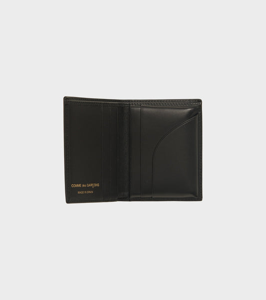No Zip Wallet Black