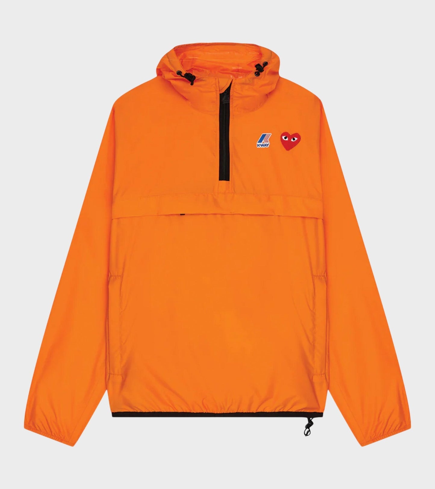 K-WAY Packable Half Zip Anorak Orange