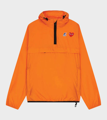K-WAY Packable Half Zip Anorak Orange