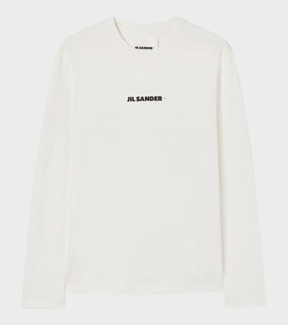Logo L/S T-shirt Porcelain