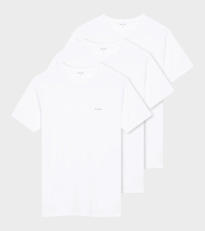 Mens Reg Fit T-shirt 3-Pack White
