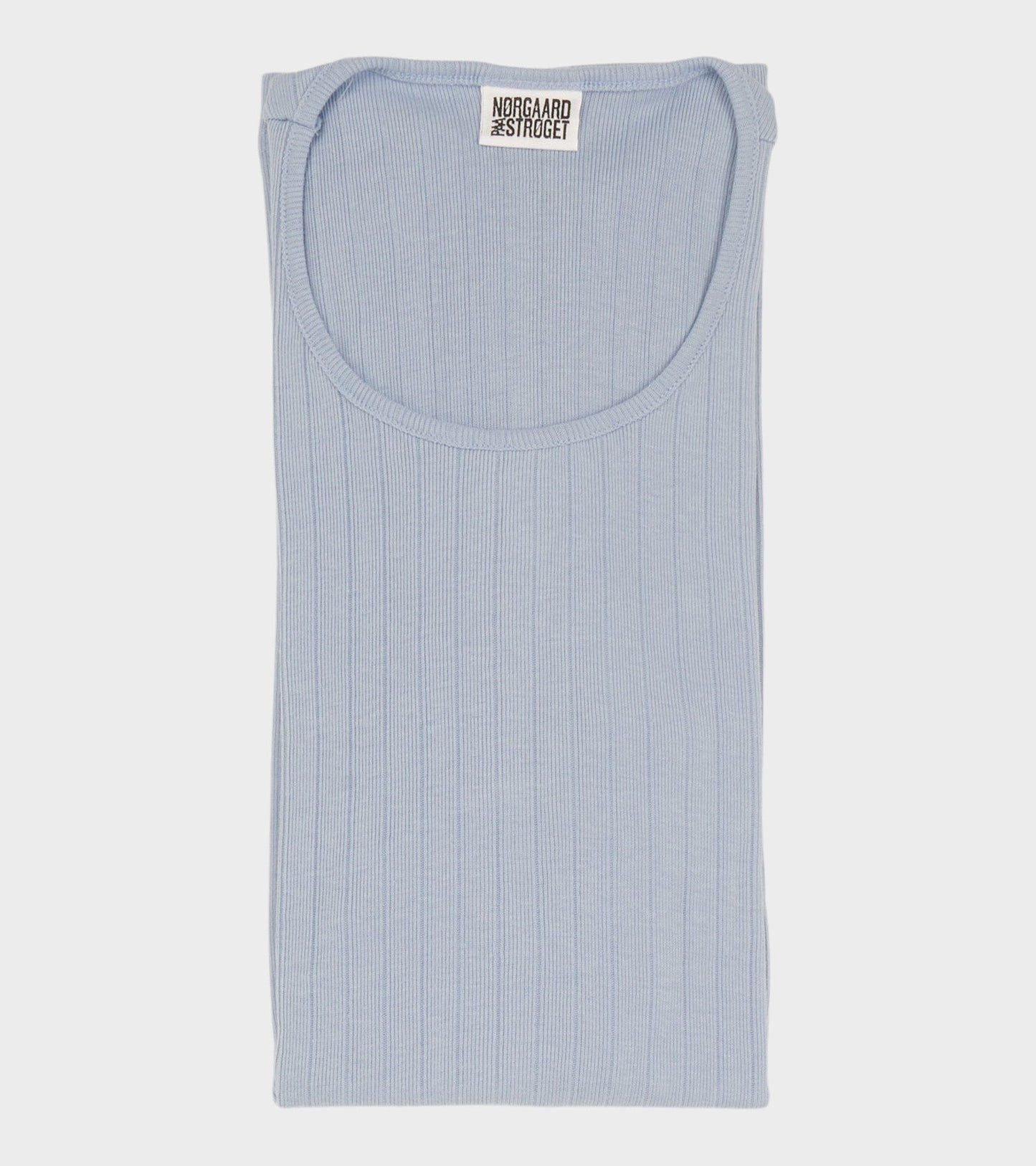 101 Rib Solid Colour Light Blue