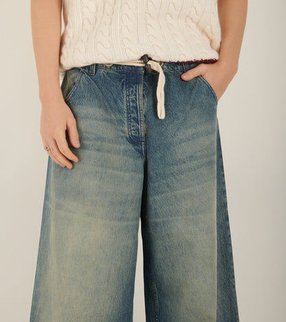 Palm Angels Boxy Jeans Blue