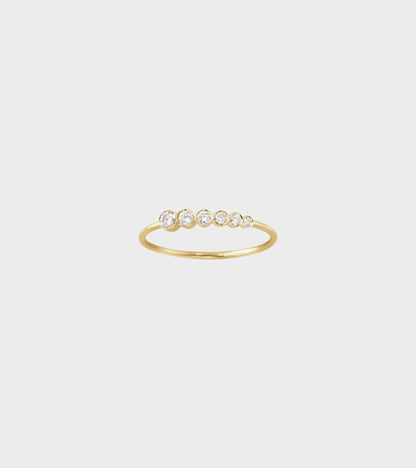 Large Full Moon Ring Gold