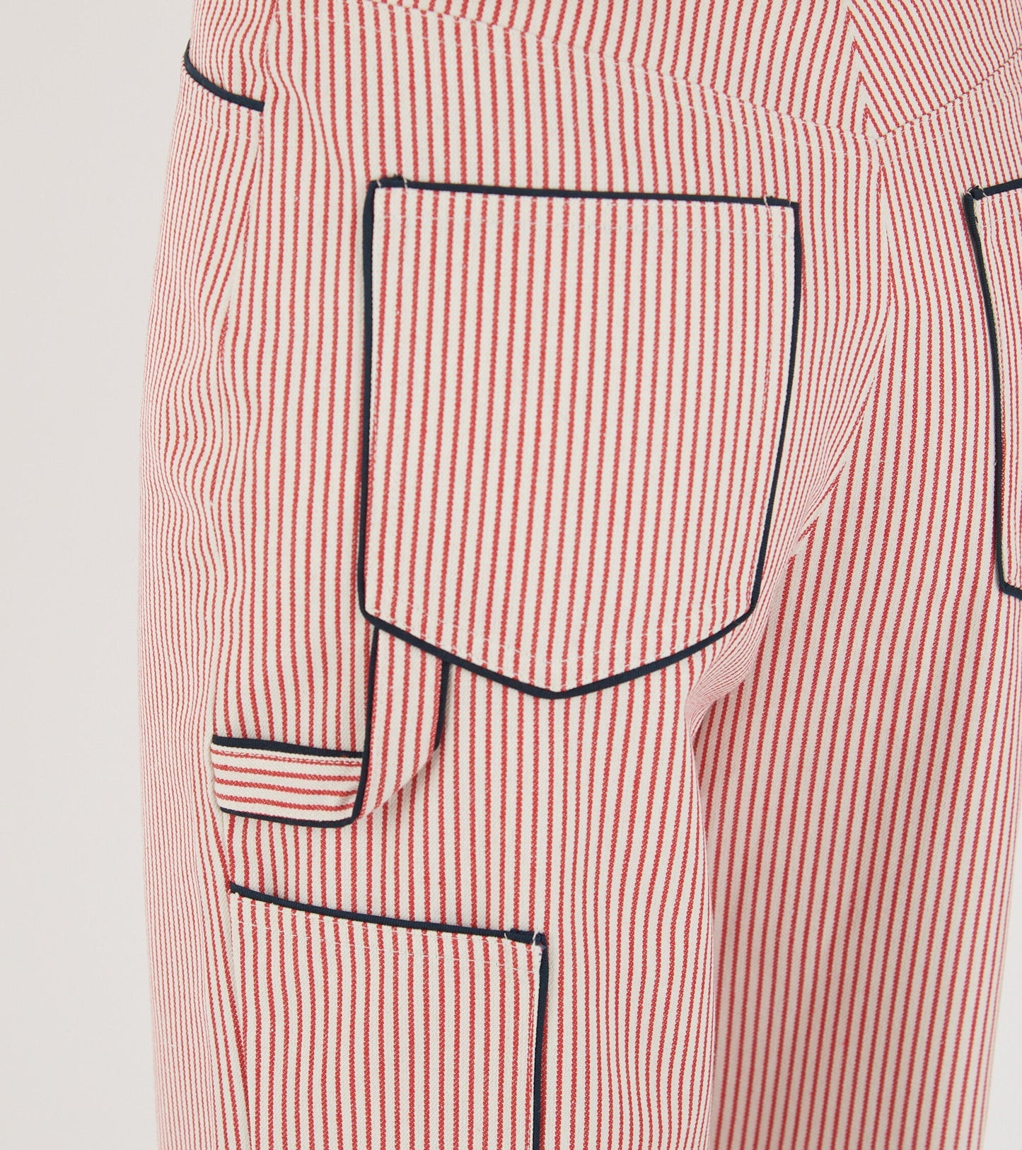 Emma Pants Red/White Stripe