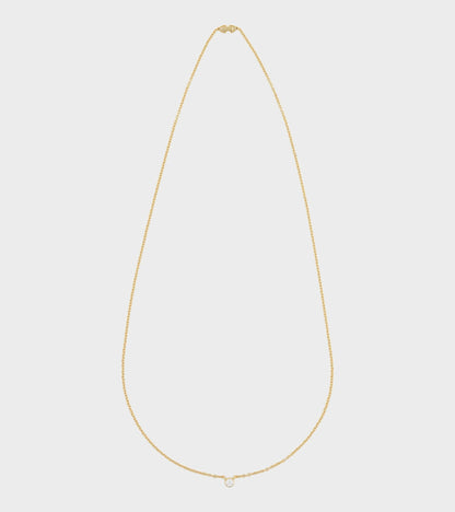 Oda Floating Necklace Gold